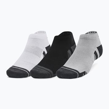 Ponožky Under Armour Performance Tech Low 3 mod grey/white/jet grey