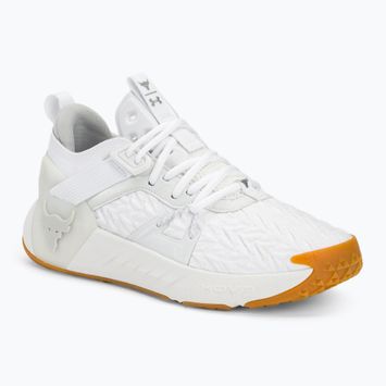 Pánska tréningová obuv Under Armour Project Rock 6 white/white/halo gray