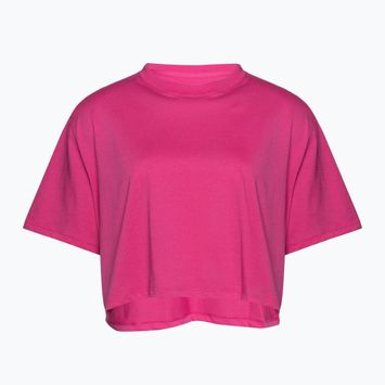 Dámske tréningové tričko Under Armour Campus Boxy Crop astro pink/black