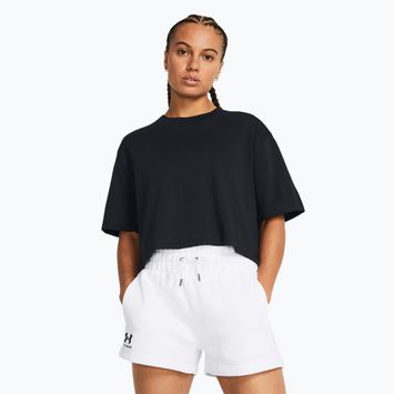 Dámske tréningové tričko Under Armour Campus Boxy Crop black/white