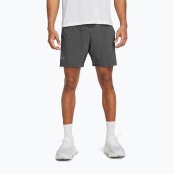 Pánske bežecké šortky Under Armour Launch Elite 2In1 7'' castelrock/castelrock/reflective