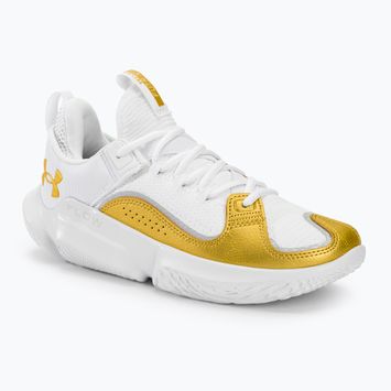 Basketbalová obuv Under Armour Flow Futr X3 white/white/metallic gold