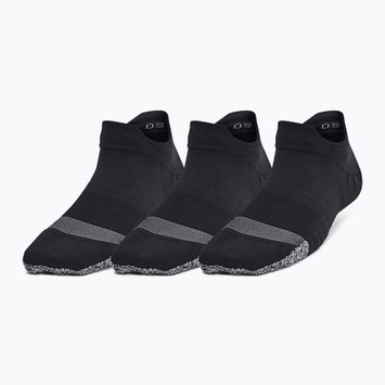 Dámske tréningové ponožky Under Armour Breathe NS Tab 3 Pack black/black/jet gray