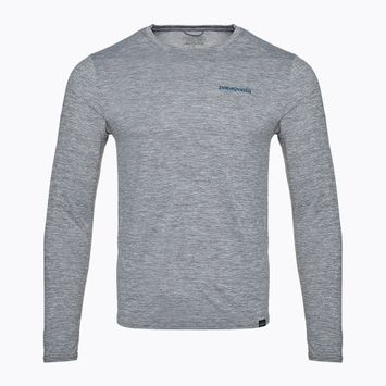 Pánske tričko Patagonia Cap Cool Daily Graphic Shirt-Waters boardshort logo abalone blue/feather grey
