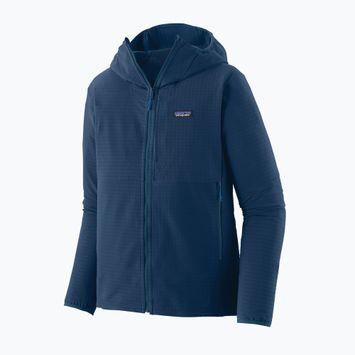 Pánska mikina Patagonia R1 TechFace Hoody tidepool blue