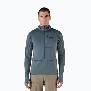Pánska softshellová bunda Patagonia R1 Hybrid Pullover utility blue