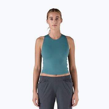 Dámske tričko Patagonia Reversible Tank wetland blue trekking t-shirt