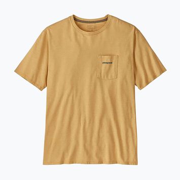 Pánske tričko Patagonia Boardshort Logo Pocket Responsibili beeswax tan