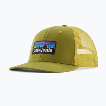 Patagonia P-6 Logo Trucker baseballová čiapka graze green