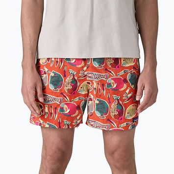 Pánske šortky Patagonia Baggies 5" wrasse/pollinator orange