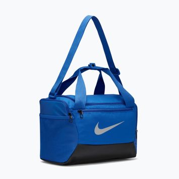 Tréningová taška Nike Brasilia 9.5 Duffle 25 l game royal/black/metallic silver