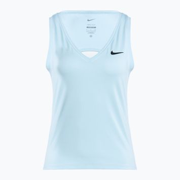 Dámske tenisové tielko Nike Court Dri-Fit Victory Tank glacier blue/black