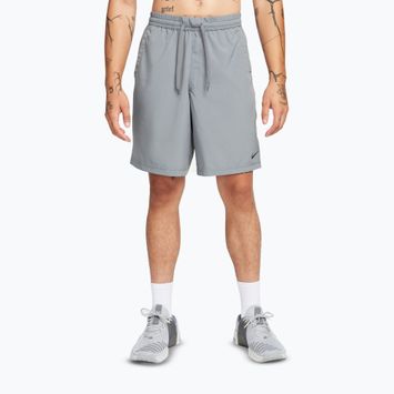 Pánske bežecké šortky Nike Form Dri-Fit Unlined 9" smoke grey/black