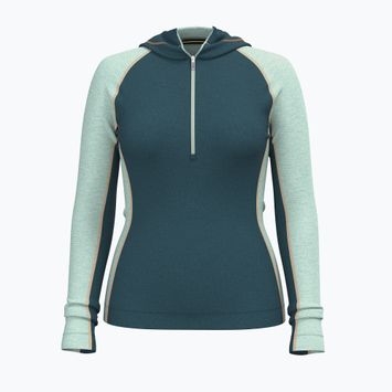 Dámska termo mikina Thermal Merino Base Layer 1/2 Zip Hoodie Boxed twilight/arctic green