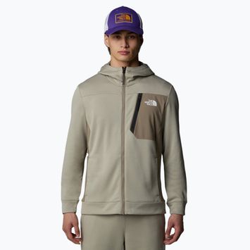 Pánska mikina The North Face Mountain Athletics Full Zip Fleece clay grey/ cavern grey