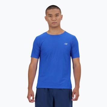 Pánske tričko New Balance Jacquard blue oasis