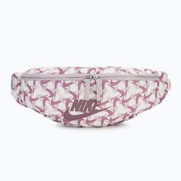 Taštička ľadvinka Nike Heritage 3 l sail/platinum violet/taupe grey
