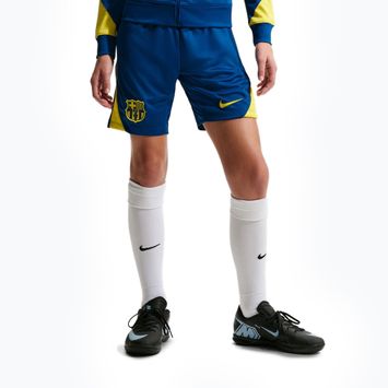 Detské futbalové šortky Nike FC Barcelona Strike SE Jr gym blue/opti yellow/opti yellow