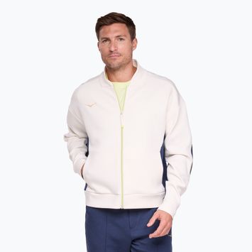 Pánska bežecká bunda HOKA Kaitoro Knit alabaster/versity navy