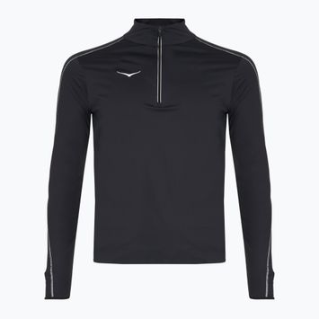 Pánska bežecká mikina HOKA GlideTech Quarter Zip black