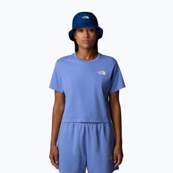 Dámske tričko The North Face Simple Dome Cropped Slim Tee Virtual Blue