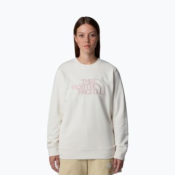 Dámska mikina The North Face Drew Peak Light Crew white dune/metal pink