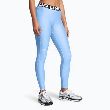 Dámske legíny Under Armour HeatGear horizon blue/white