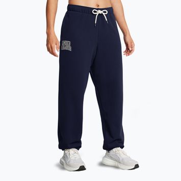 Dámske nohavice Under Armour Icon Heavyweight Terry Oversized midnight navy/summit white