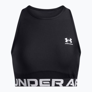 Dámske tréningové tielko Under Armour Heat Gear Rib Tank black/black/white