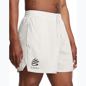 Pánske basketbalové šortky Under Armour Curry Splash Short white clay/black