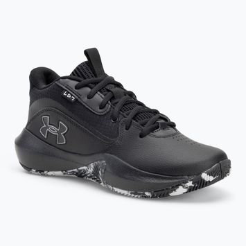 Basketbalové topánky Under Armour Lockdown 7 black/black/metallic silver
