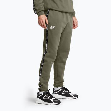 Pánske nohavice Under Armour Icon Fleece Jgr marine green/white