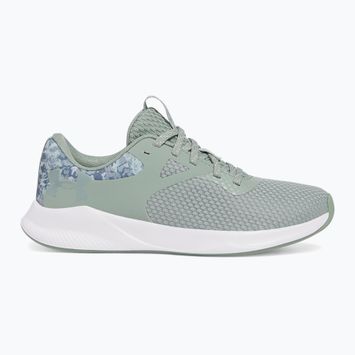 Dámske športové topánky Under Armour Charged Aurora 2+ silica green/white/metallic silica