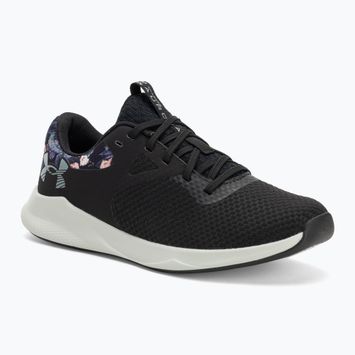 Dámske športové topánky Under Armour Charged Aurora 2+ black/hydro green/metallic warm silver