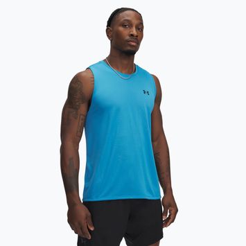 Pánske tréningové tielko Under Armour Tech Tank ether blue/black