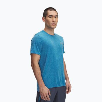 Pánske bežecké tričko Under Armour Launch Camo ether blue/reflective