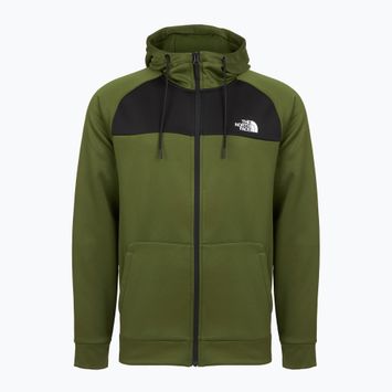 Men's hoodie The North Face Reaxion Fleece Full Zip Hoodie woodland green/black