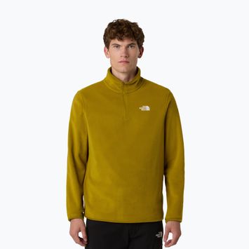 Pánska mikina The North Face Glacier Fleece 1/4 Zip deep dijon