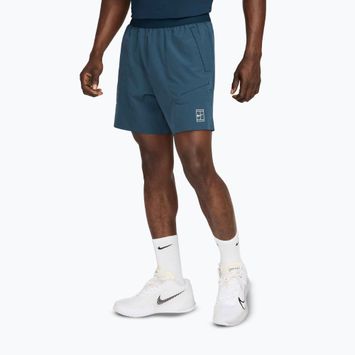 Pánske tenisové šortky Nike Court Dri-Fit Advantage 6" Armory Navy/White
