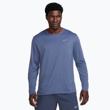 Pánske bežecké tričko longsleeve Nike Miler Dri-Fit UV diffused blue