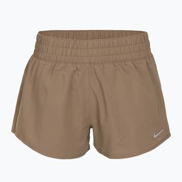 Dámske šortky Nike One Dri-Fit 3" mink brown/reflective silver