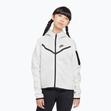 Detská mikina Nike Sportswear Tech Fleece light grey/heather/black/black