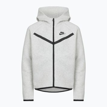 Detská mikina Nike Sportswear Tech Fleece light grey/heather/black/black