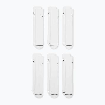 Ponožky Jordan Everyday Cushioned Crew 6 párov white/black