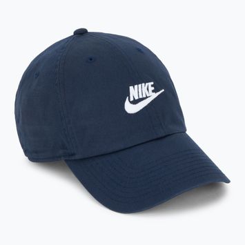 Šiltovka Nike Club Unstructured Futura Wash obsidian/white