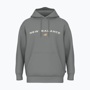 Pánska mikina New Balance Reimagine Fleece Hraphic Hoody slategrey