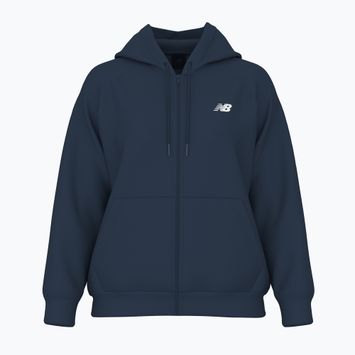 Dámska mikina New Balance Fleece Logo Full Zip athletic nb navy