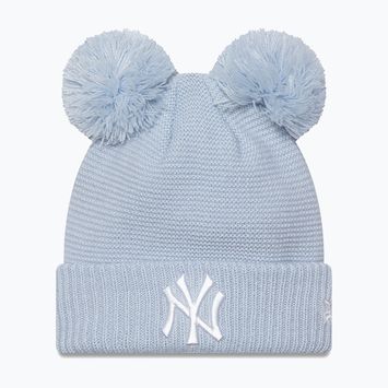 Zimná čiapka dámska New Era Wmns Double Pom Nyy pastel blue