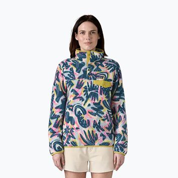 Dámska trekingová mikina Patagonia LW Synch Snap-T P/O wild botanist/tidal teal