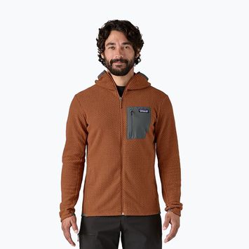 Pánska trekingová mikina Patagonia R1 Air Full-Zip robin brown